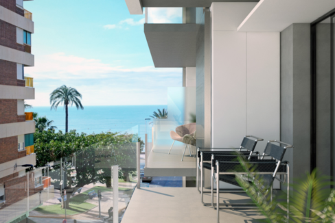 Ático con vistas al mar